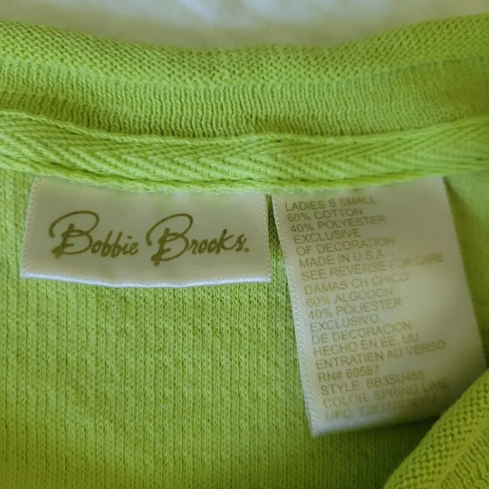 Bobbie Brooks matching lime
